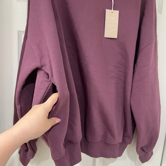 POPFLEX Mauve Crew Neck Sweater - Picture 5 of 12